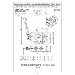 DDF2-380 3/8" flow diverters for ospc 125 ls steering danfoss
