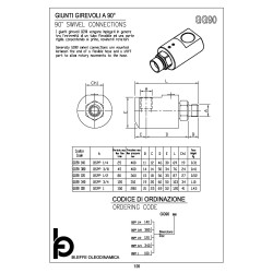 GG90 100 1" 90° swivel connection