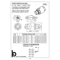 GGIL 100 1" in line swivel connection