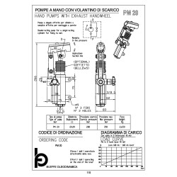 PM20 3/8" hand pumps with exaust hand wheel