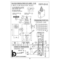 VRFP 3V-B 3/8" 3 ways-flow regulator valve