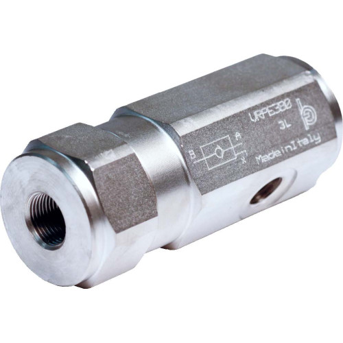 VRPE 380 3/8" single acting pilot check valve