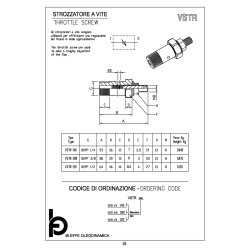 VSTR-120 1/2" throttle screw