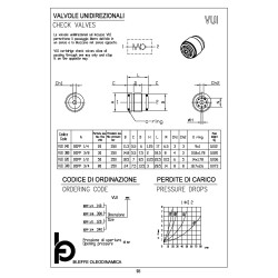 VUI 120 1/2" check valve