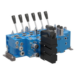 HPV 41 Pre-compensated directional proportional valve, suitable for LS and open center circuits, up to 130 l/min