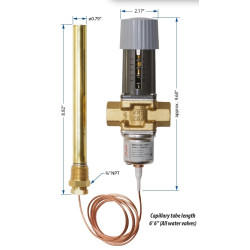 AVTA - 0.75 - BW Thermostatic Operated Water Valve 003N7162