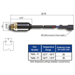 TM46-P1 Pre-Wired Temperature Switch