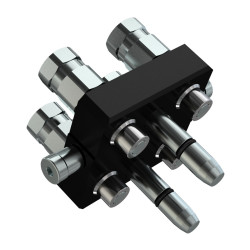 2P404-4-14G M C  1/4" 2P404-4-14G M C MultiFaster 4 lines size 04 4