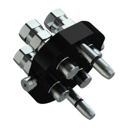 2P506-4-16/3GMC  3/8" 2P506-4-16-3GMC MultiFaster 4 lines size 06 4
