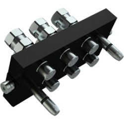 2P606-6-12G M C  3/8" 2P606-6-12G M C MultiFaster 6 lines size 06 6