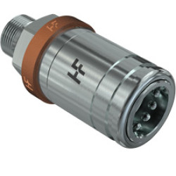 3CKHF087/2215 F  1/2" 3CKHF087-2215 F Compact push-pull female coupling M22x1.5 MALE BULKHEAD SHORT 15L