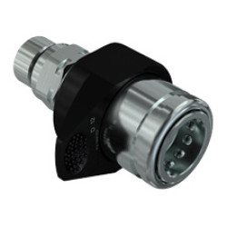 3CNV087/2215 F  1/2" 3CNV087-2215 F Female coupling for agriculture with sleeve retraction facilitator M22x1.5 MALE BULKHEAD SHORT 15L
