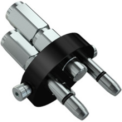 3P206G-2-12G MC  3/8" 3P206G-2-12G MC MultiFaster 2 lines size 06 G type with greaser and Zinc-Nickel plating 2