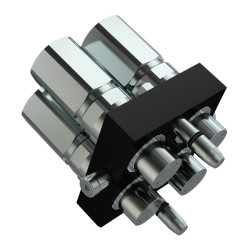3P412-4-34G M C  3/4" 3P412-4-34G M C MultiFaster 4 lines size 12 4