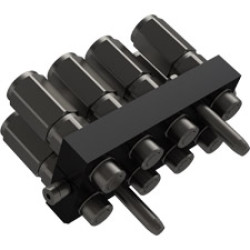 3P808G-8-12G MC  1/2" 3P808G-8-12G MC MultiFaster 8 lines size 08 G type with greaser and Zinc-Nickel plating 8