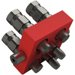 3PH408S-4-12G M C  1/2" 3PH408S-4-12G M C MultiFaster high pressure version 4 lines size 08 4