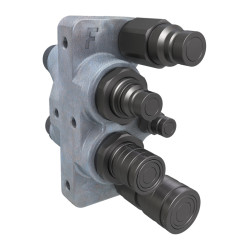 5BDHF0812-13/34S Auxiliary Lines Block (3+2 HF ports) 1-1/16"-12 UN MALE JIC