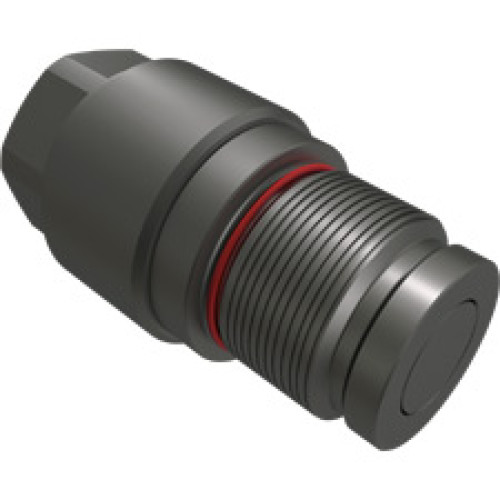 FHVK20 114NPT M  1-1/4" FHVK20 114NPT M Compact FHV screw to connect flat face coupling NPTF 1-1/4" FEMALE
