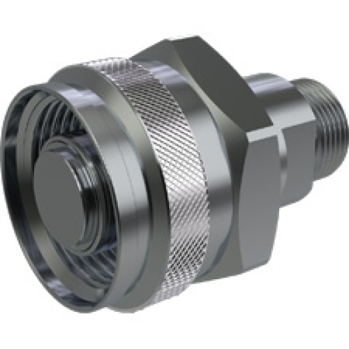 FLV20-3/5220 M  1-1/4" FLV20-3-5220 M screw-on flat face individual coupling M52x2 MALE 38S