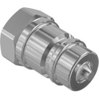 NV 12 GAS M 2V  1/2" NV 12 GAS M 2V Standard couplings with poppet valve stainless steel BSPP 1/2" FEMALE