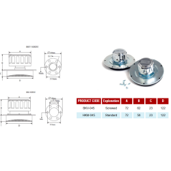 BKV-045 Vidalı HYDRAULIC TANK VENTILATION COVER