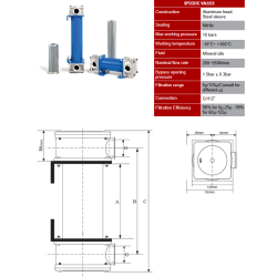 GOD60-05 11/2" HYDRAULIC OFF-LINE RETURN AND SUCTION FILTER