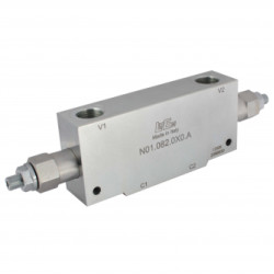 N01.082.0X0.A 1/2" Luen Double check valve A-OWF-DE-12-LU 60-350 bar
