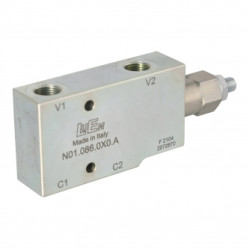 N01.086.0X0.A 3/8" Luen Single check valve A-OWC-SE-38-FR 60-350 bar