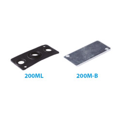 200M - B 1/4" ALUMINUM VALVE PLATE Plate Blanking 1/4" Plate Blind