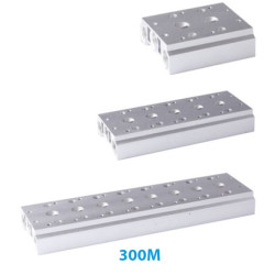300M-10F 3/8" ALUMINUM VALVE PLATE 5/2-5/3 Ten 3/8" 5/2-5/3 Tenfold