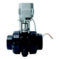 A150-M32-P2-B PROPORTIONAL CONTROLLED UPVC BODY ELECTRIC MOTORIZED VALVE 1-1/4'' 10 Bar 2°C/90°C IP67