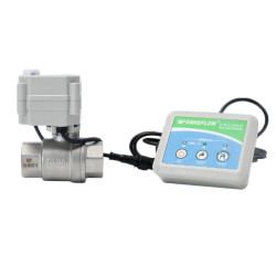 A20-W10-S2-A WIRED WATER LEAK ALARM DETECTION SYSTEM (WITH STAINLESS VALVE) 3/8'' 10 Bar 2°C/90°C IP67