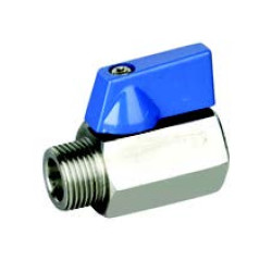 BV9-NWLW-12 STAINLESS MINI BALL VALVE MALE-FEMALE 1/2'' 