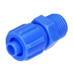 CK04R01 FLAT FITTING WITH NUT 1/8"-4 