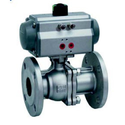 HKFAVDN100 2 PIECE FLANGED STAINLESS ACTUATOR BALL VALVE 4'' 125 mm