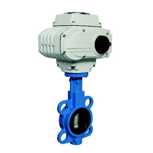 HKKEAV-DN125 ELECTRIC ACTUATOR WAFER TYPE BUTTERFLY VALVE DN125 A1000 12-24 VDC