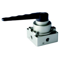 HV400 02 1/4" 5/2 MECHANICALLY ACTUATED VALVE Lever - Lever 1/4" Arm – Arm