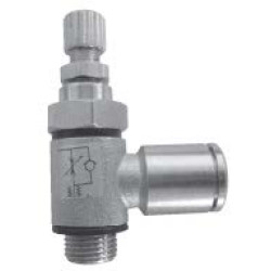 MNSE-04-G1/4 1/4-4 AUTOMATIC METAL ELBOW SPEED CONTROL 1/4-4 