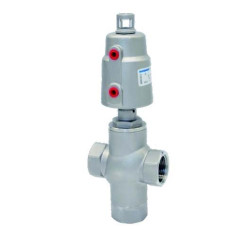 MTS3DN25B Single Acting NC COMPLETE STAINLESS STEEL 3 WAY PISTON VALVE 1'' 0-7 Bar