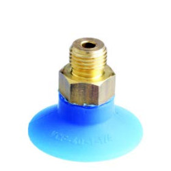 VCF-40-1-1/4" SI SINGLE BELLOWS COUPLING SILICONE SUCTION CUP  