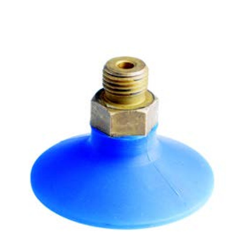 VCF-55-1-1/4" SI SINGLE BELLOWS COUPLING SILICONE SUCTION CUP  