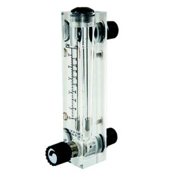 YYX-LZM-25ZT-G1 ADJUSTABLE FLOAT FLOW METER 1'' Male Tooth 0-60 °C 0-10 Bar