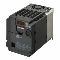 3G3MX2-A2022-EV2 MX inverter sürücü, 2.2/3.0 kW (HD/ND), 11.0/12.00 A (HD/ND), 200 VAC, 3~ giriş, sensorless vector AA063213D