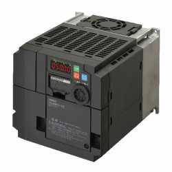 3G3MX2-A2037-EV2 MX inverter sürücü, 3.7/5.5 kW (HD/ND), 17.5/19.6 A (HD/ND), 200 VAC, 3~ giriş, sensorless vector AA063214B