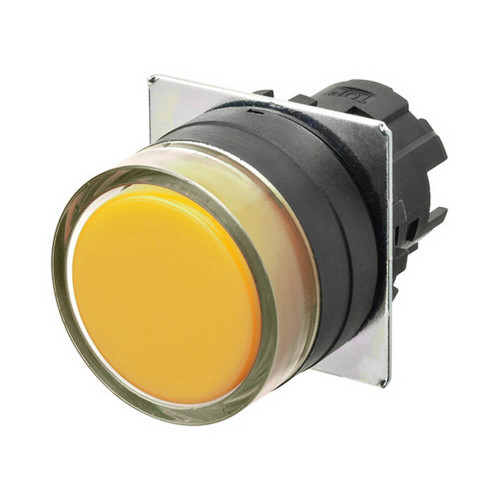 A22NZ-BGM-NYA Pushbutton A22NZ Ø22, bezel plastic, FULL GUARD, MOMENTARY, CAP COLOR Opaque YELLOW, A2270039R