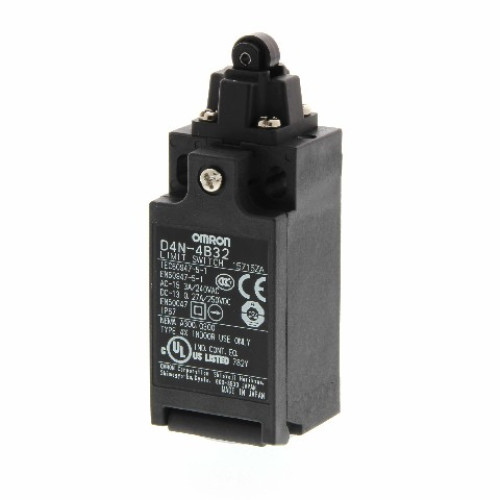 D4N-4B32 Güvenlik Limit switchi, D4N, M20 (1 kablo yuvası), 2NC (yavaş kapama), üstten basmalı makaralı D4N 0236D D4N-4B32 Güvenlik Limit switchi, D4N, M20 (1 kablo yuvası), 2NC (yavaş kapama), üstten basmalı makaralı D4N 0236D
