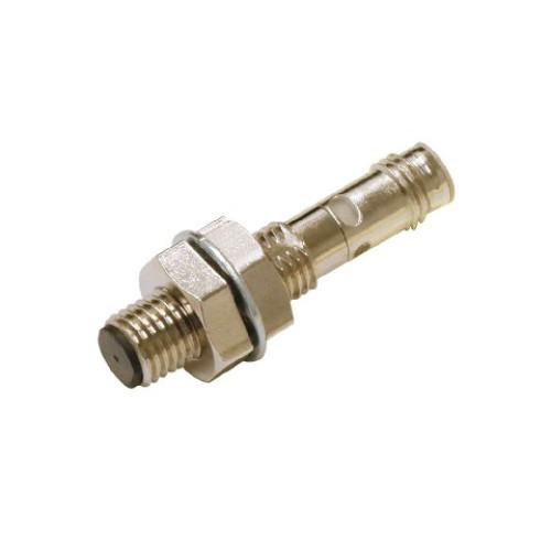 E2E-X3B1T8-M5 Proximity sensor, inductive, short brass body M8, shielded, 3 mm, DC, 3-wire, PNP NO, IO-Link COM3, M8 connector 3 pin E2EN0297M
