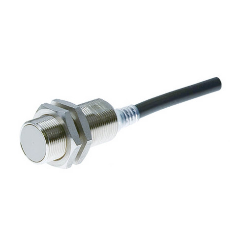 E2EH-X7B1 2M Endüktif sensör, M18, yüksek sıcaklığa dayanıklı (120°C) paslanmaz çelik, 7mm algılama mesafesi, DC PNP, NA, 2m kablolu E2EH7034M