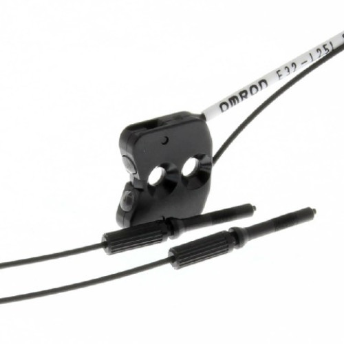 E32-L25L 2M Fiber optic sensor, limited reflective, label detection, 7mm, R10 fiber, 2m cable E32 1448D