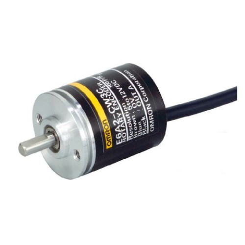 E6A2-CW5C 100P/R 0.5M Enkoder, artımlı, 100puls, 12-24 VDC, NPN açık kollektör, 0.5m kablolu E6A21023C